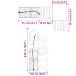 Jucarii, Copii si Bebe - Jucarii si jocuri - Jucarii de exterior - Spatii de joaca si accesorii - Set de joaca pentru exterior, lemn masiv de pin - Infinity.ro