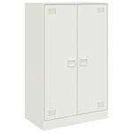 Casa si Gradina - Mobilier - Comode si corpuri - Comode - Servanta, alb, 67x39x107 cm, otel - Infinity.ro