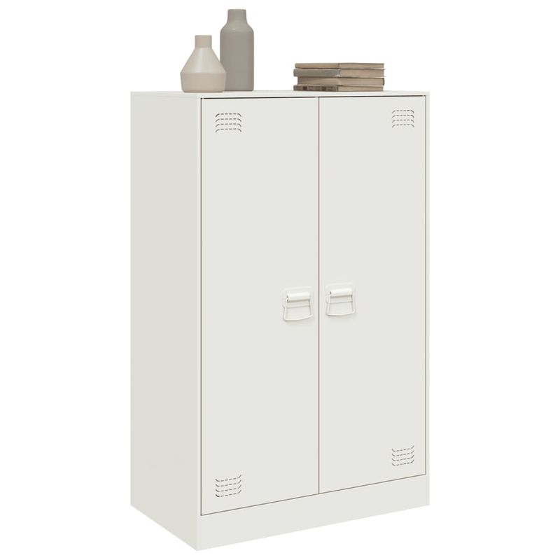 Casa si Gradina - Mobilier - Comode si corpuri - Comode - Servanta, alb, 67x39x107 cm, otel - Infinity.ro