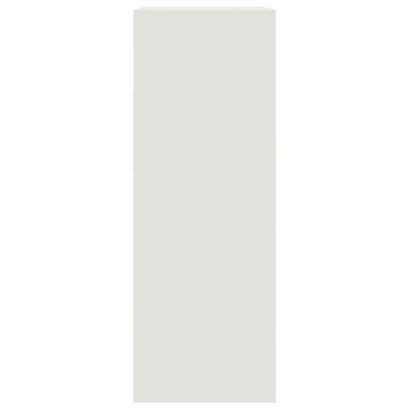 Casa si Gradina - Mobilier - Comode si corpuri - Comode - Servanta, alb, 67x39x107 cm, otel - Infinity.ro