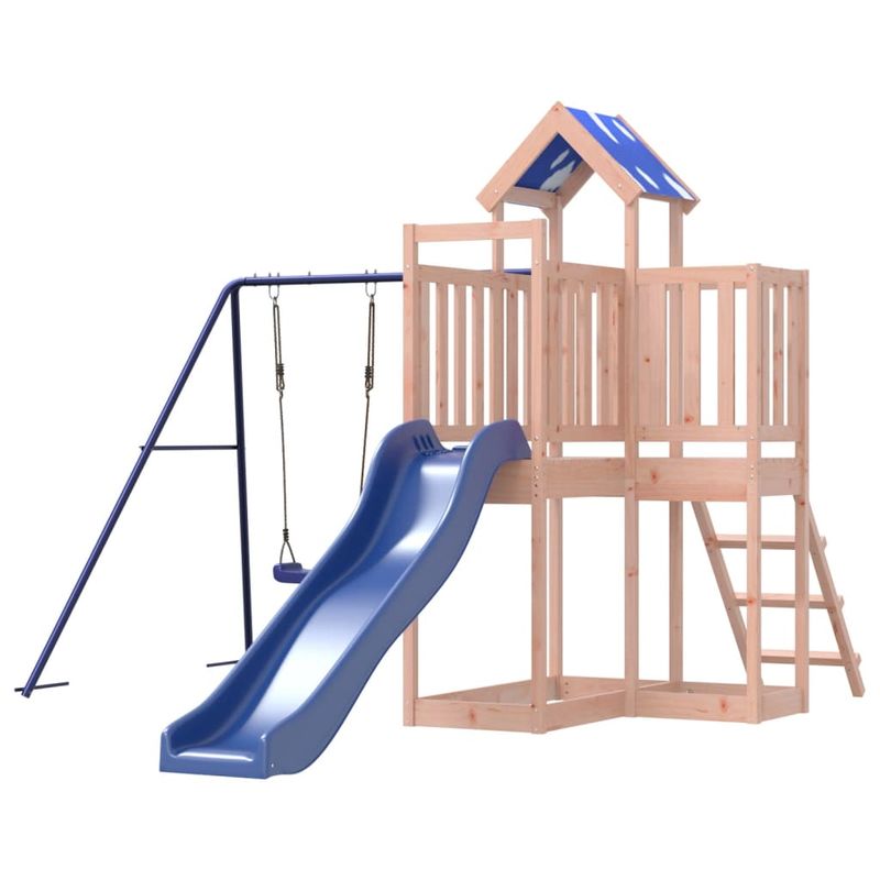Jucarii, Copii si Bebe - Jucarii si jocuri - Jucarii de exterior - Spatii de joaca si accesorii - Set de joaca pentru exterior, lemn masiv de douglas - Infinity.ro