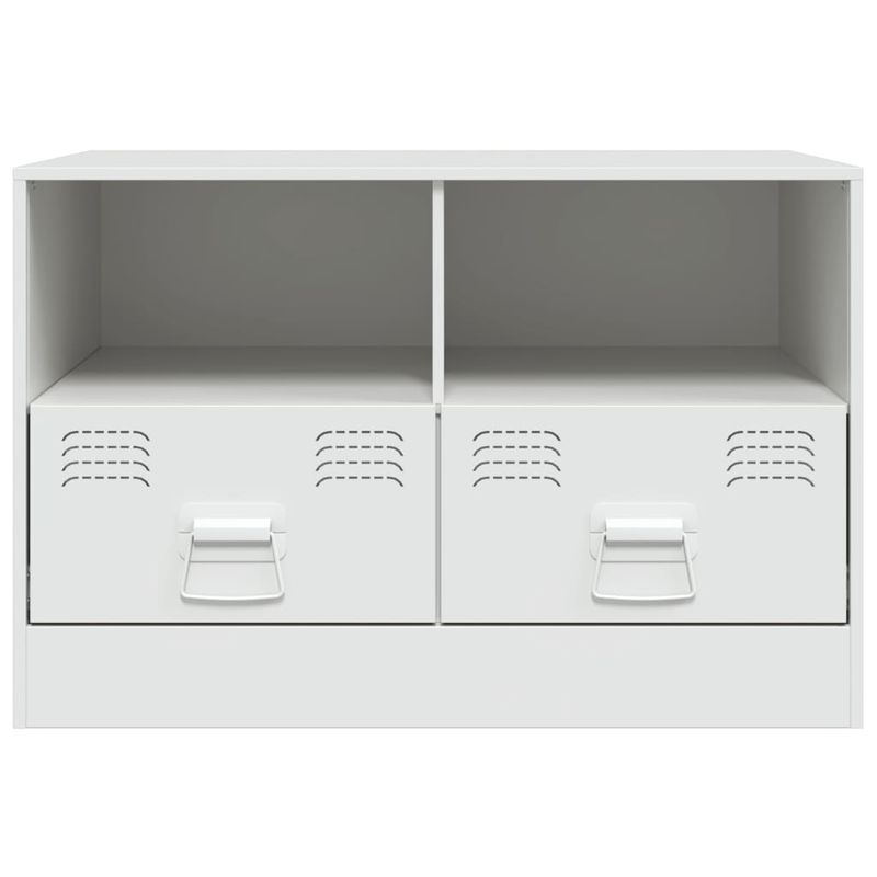 Casa si Gradina - Mobilier - Comode si corpuri - Comode - Comoda TV, alb, 67x39x44 cm, otel - Infinity.ro