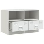 Casa si Gradina - Mobilier - Comode si corpuri - Comode - Comoda TV, alb, 67x39x44 cm, otel - Infinity.ro