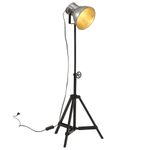 Casa si Gradina - Corpuri si surse de iluminat - Veioze si lampi - Lampadare - Lampa de podea 25 W, argintiu vintage, 35x35x65/95 cm, E27 - Infinity.ro