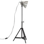 Casa si Gradina - Corpuri si surse de iluminat - Veioze si lampi - Lampadare - Lampa de podea 25 W, argintiu vintage, 35x35x65/95 cm, E27 - Infinity.ro