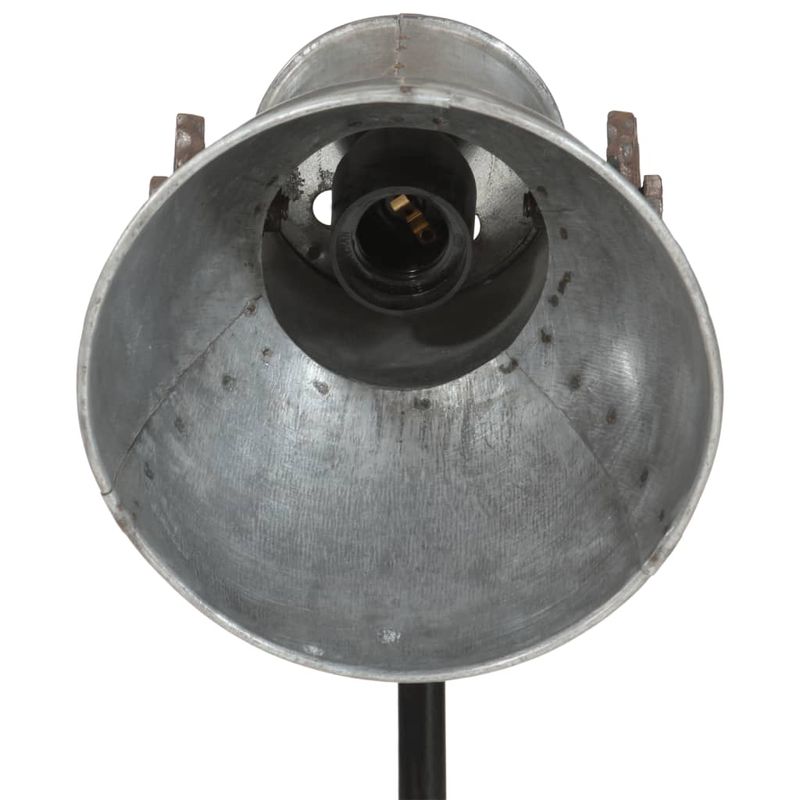Casa si Gradina - Corpuri si surse de iluminat - Veioze si lampi - Lampadare - Lampa de podea 25 W, argintiu vintage, 35x35x65/95 cm, E27 - Infinity.ro