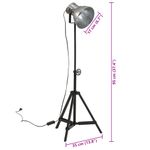 Casa si Gradina - Corpuri si surse de iluminat - Veioze si lampi - Lampadare - Lampa de podea 25 W, argintiu vintage, 35x35x65/95 cm, E27 - Infinity.ro