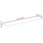 Casa si Gradina - Mobilier - Feronerie si accesorii mobila - Blat de masa, 180x20x3,8 cm, dreptunghiular, lemn masiv acacia - Infinity.ro