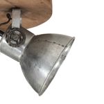 Casa si Gradina - Corpuri si surse de iluminat - Lustre si pendule - Lampa de tavan 25 W, argintiu vintage, 50x50x25 cm, E27 - Infinity.ro