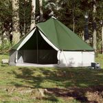 Sport si Outdoor - Camping - Corturi camping - Cort de familie Tipi pentru 8 persoane, verde, impermeabil - Infinity.ro