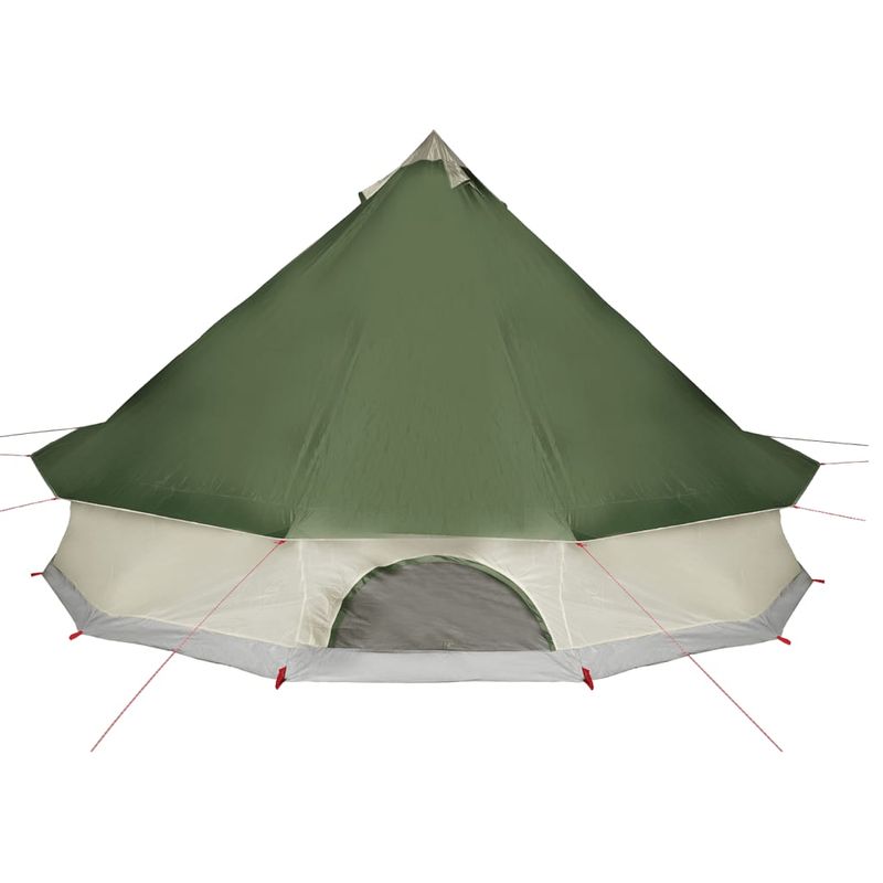 Sport si Outdoor - Camping - Corturi camping - Cort de familie Tipi pentru 8 persoane, verde, impermeabil - Infinity.ro