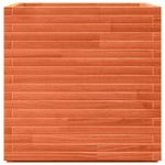 Casa si Gradina - Gradinarit si plante - Plante si ghivece - Ghivece si suporturi - Jardiniera de gradina, maro ceruit, 70x70x72 cm, lemn masiv pin - Infinity.ro