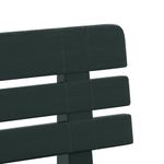 Casa si Gradina - Gradina si terasa - Mobilier exterior - Bancute de gradina - Banca de gradina, verde, 110x52x71 cm, polipropilena - Infinity.ro