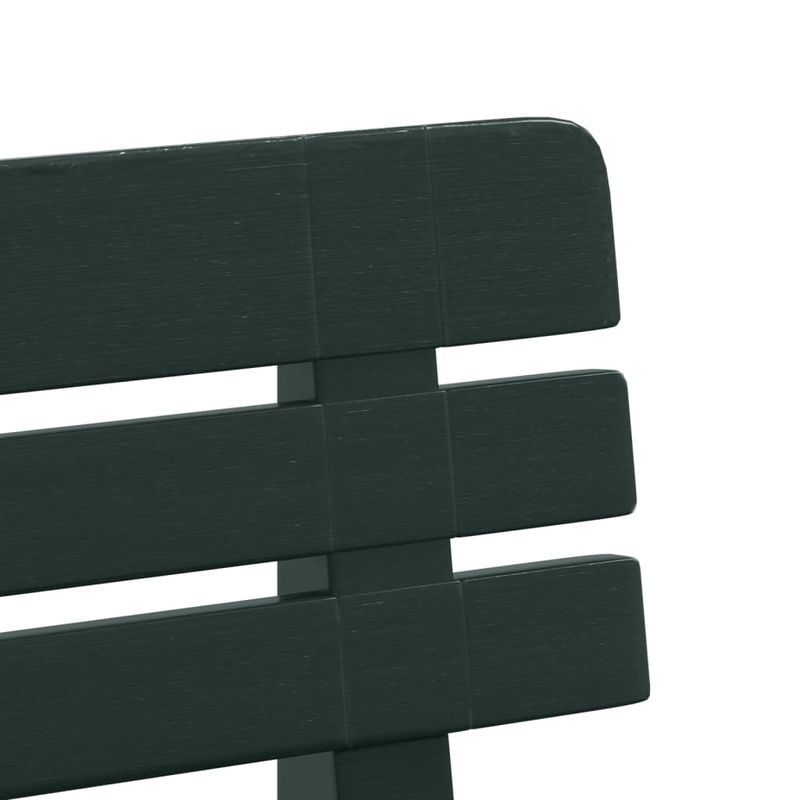 Casa si Gradina - Gradina si terasa - Mobilier exterior - Bancute de gradina - Banca de gradina, verde, 110x52x71 cm, polipropilena - Infinity.ro