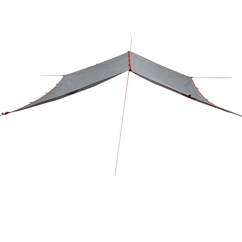 Sport si Outdoor - Camping - Copertine si adaposturi - Prelata de camping, gri și portocaliu, 500x294 cm, impermeabila, material tafta - Infinity.ro