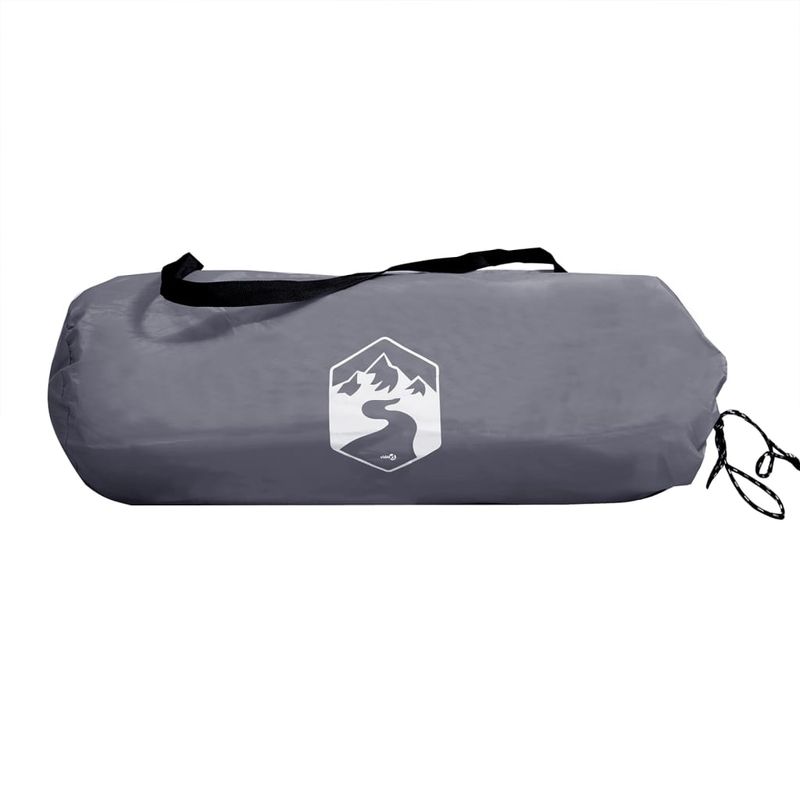Sport si Outdoor - Camping - Copertine si adaposturi - Prelata de camping, gri și portocaliu, 500x294 cm, impermeabila, material tafta - Infinity.ro