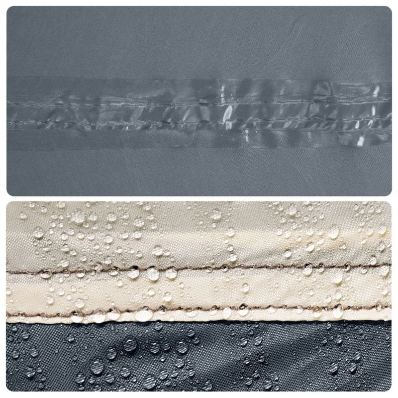 Sport si Outdoor - Camping - Copertine si adaposturi - Prelata de camping, gri și portocaliu, 500x294 cm, impermeabila, material tafta - Infinity.ro