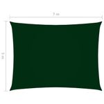 Casa si Gradina - Gradina si terasa - Umbrele si pavilioane - Umbrele - Parasolar, verde inchis, 5x7 m, tesatura oxford, dreptunghiular - Infinity.ro