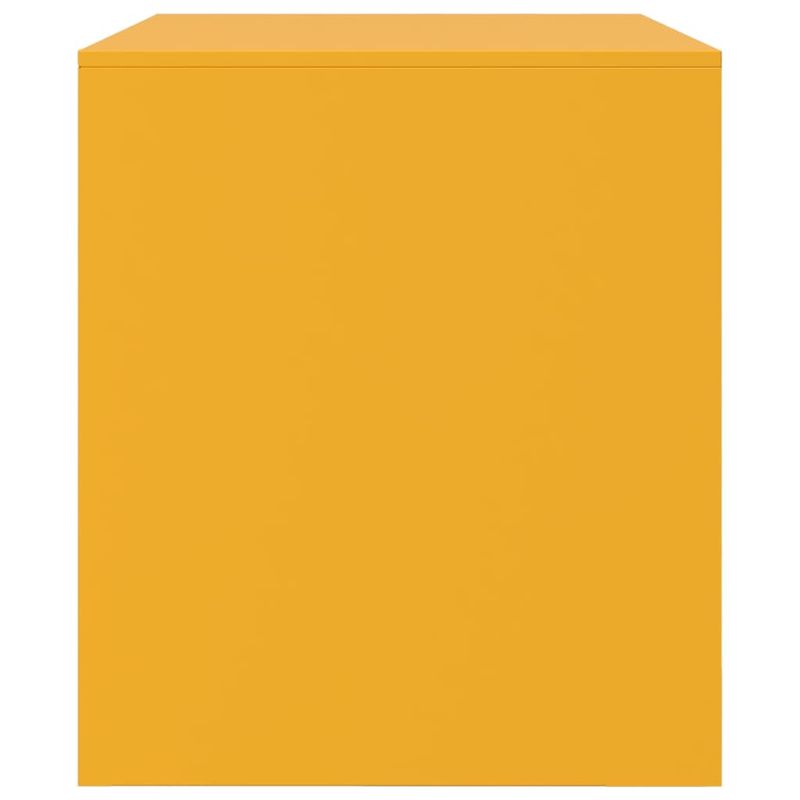 Casa si Gradina - Mobilier - Comode si corpuri - Comode - Comoda TV, 2 buc., galben mustar, 67x39x44 cm, otel - Infinity.ro