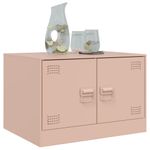 Casa si Gradina - Mobilier - Mese si birouri - Masute de cafea - Masuta de cafea, roz, 67x50x44 cm, otel - Infinity.ro