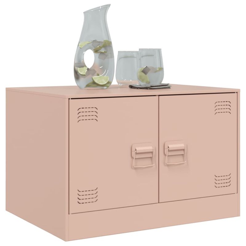 Casa si Gradina - Mobilier - Mese si birouri - Masute de cafea - Masuta de cafea, roz, 67x50x44 cm, otel - Infinity.ro