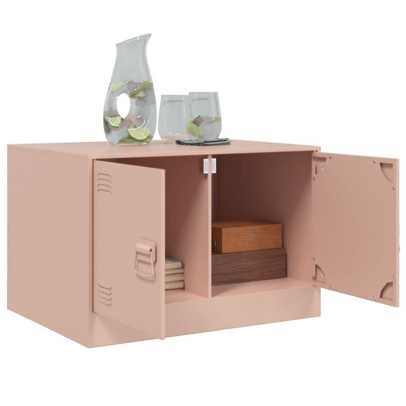 Casa si Gradina - Mobilier - Mese si birouri - Masute de cafea - Masuta de cafea, roz, 67x50x44 cm, otel - Infinity.ro