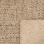 Casa si Gradina - Textile si covoare - Covoare - Covoare casa - Covor ZIZUR aspect iută, 240x340cm, pentru interior și exterior, maro, model dreptunghiular - Infinity.ro