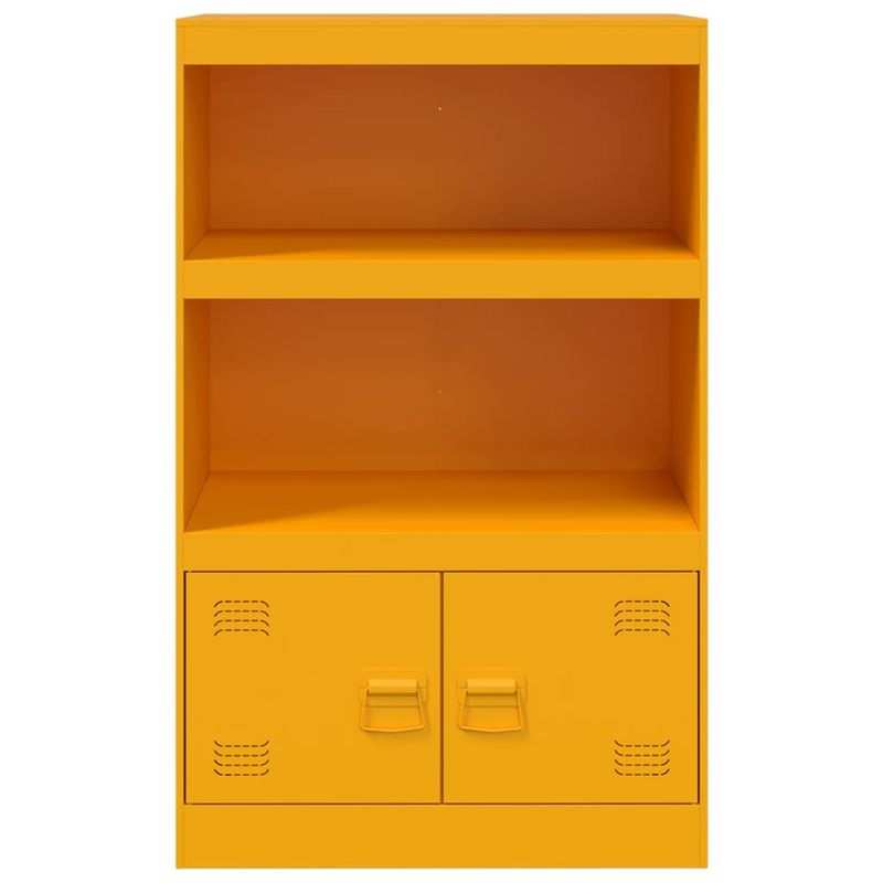 Casa si Gradina - Mobilier - Comode si corpuri - Comode - Noptiera, galben mustar, 67x39x107 cm otel - Infinity.ro