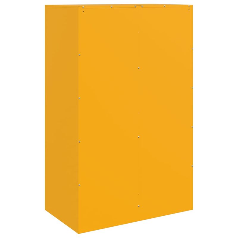 Casa si Gradina - Mobilier - Comode si corpuri - Comode - Noptiera, galben mustar, 67x39x107 cm otel - Infinity.ro