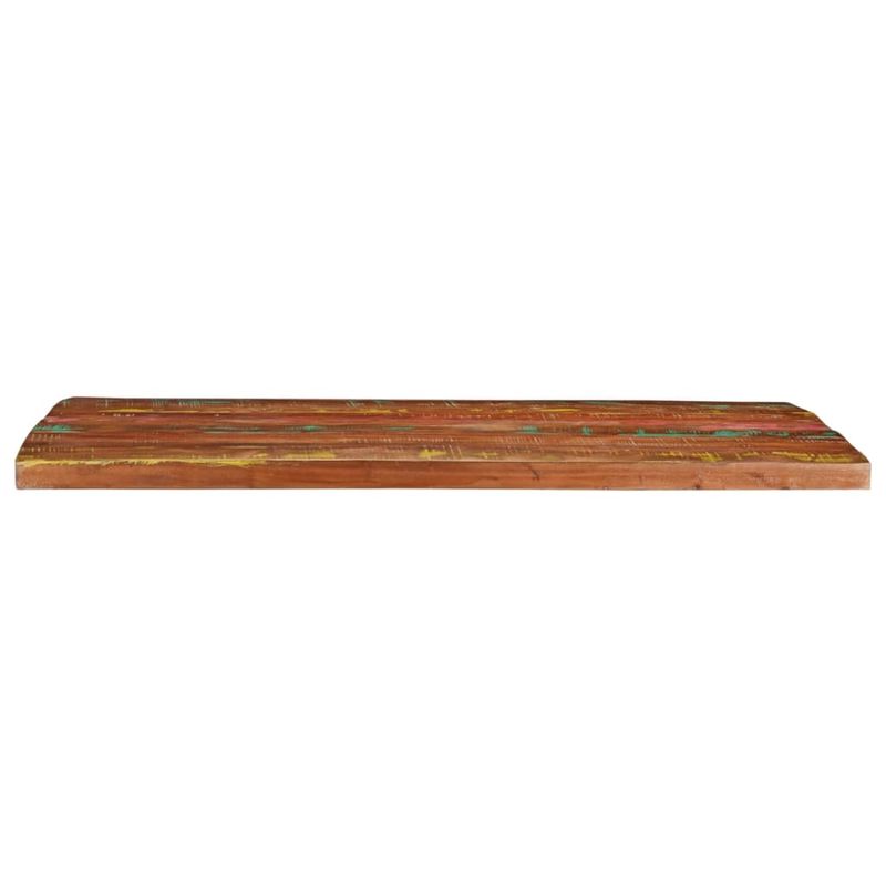 Casa si Gradina - Mobilier - Feronerie si accesorii mobila - Blat de masa, 100x80x2,5cm, dreptunghiular, lemn masiv reciclat (multicolor) - Infinity.ro