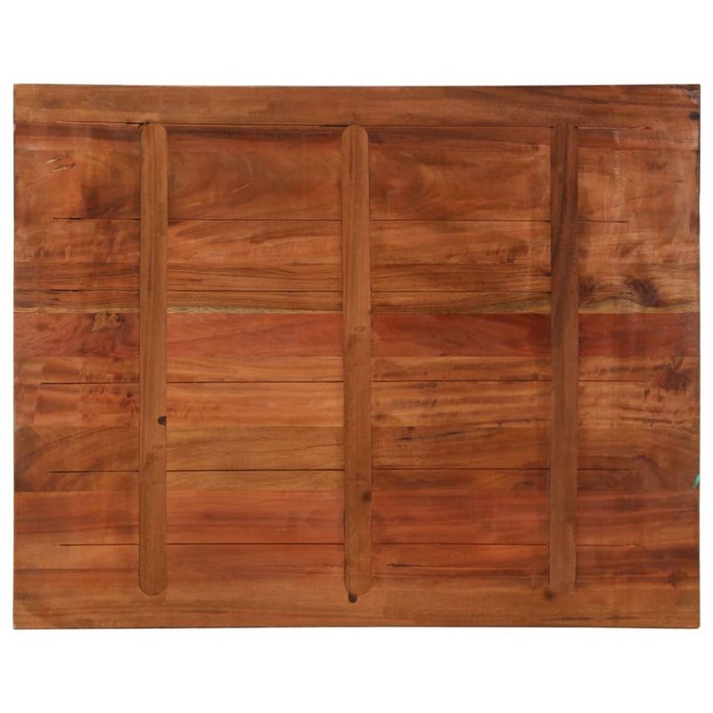 Casa si Gradina - Mobilier - Feronerie si accesorii mobila - Blat de masa, 100x80x2,5cm, dreptunghiular, lemn masiv reciclat (multicolor) - Infinity.ro