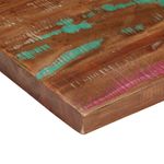Casa si Gradina - Mobilier - Feronerie si accesorii mobila - Blat de masa, 100x80x2,5cm, dreptunghiular, lemn masiv reciclat (multicolor) - Infinity.ro