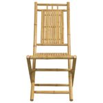 Casa si Gradina - Gradina si terasa - Mobilier exterior - Seturi mobila gradina - Set mobilier de gradina, 5 piese, bambus, model fără cotieră - Infinity.ro