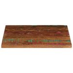 Casa si Gradina - Constructii - Lemn constructii - Placi lemn - Blat de masa patrata, 80x80x3,8 cm, lemn masiv reciclat - Infinity.ro