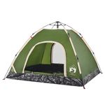 Sport si Outdoor - Camping - Corturi camping - Cort de camping pentru 3 persoane, setare rapida, verde - Infinity.ro