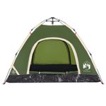 Sport si Outdoor - Camping - Corturi camping - Cort de camping pentru 3 persoane, setare rapida, verde - Infinity.ro