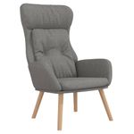 Casa si Gradina - Mobilier - Scaune si fotolii - Fotolii - Fotoliu de relaxare cu taburet, gri deschis, textil - Infinity.ro