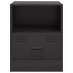 Casa si Gradina - Mobilier - Comode si corpuri - Noptiere - Noptiera, negru, 34,5x39x44 cm, otel - Infinity.ro