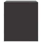 Casa si Gradina - Mobilier - Comode si corpuri - Noptiere - Noptiera, negru, 34,5x39x44 cm, otel - Infinity.ro