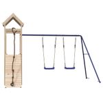 Jucarii, Copii si Bebe - Jucarii si jocuri - Jucarii de exterior - Spatii de joaca si accesorii - Set de joaca pentru exterior, lemn masiv de pin - Infinity.ro