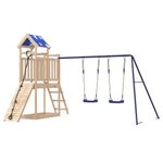 Jucarii, Copii si Bebe - Jucarii si jocuri - Jucarii de exterior - Spatii de joaca si accesorii - Set de joaca pentru exterior, lemn masiv de pin - Infinity.ro