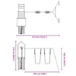 Jucarii, Copii si Bebe - Jucarii si jocuri - Jucarii de exterior - Spatii de joaca si accesorii - Set de joaca pentru exterior, lemn masiv de pin - Infinity.ro