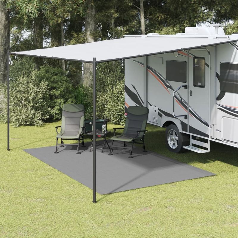 Sport si Outdoor - Camping - Accesorii corturi - Covoras de camping, antracit, 4x2,5m - Infinity.ro