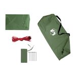 Sport si Outdoor - Camping - Copertine si adaposturi - Prelata de camping, verde, 420x440 cm, impermeabila, material tafta - Infinity.ro