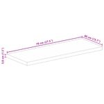 Casa si Gradina - Mobilier - Feronerie si accesorii mobila - Blat de masa, 70x30x3,8 cm, dreptunghiular, lemn masiv acacia, mărime 70x40 cm - Infinity.ro