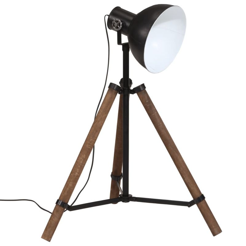 Casa si Gradina - Corpuri si surse de iluminat - Veioze si lampi - Lampadare - Lampa de podea 25 W, negru, 75x75x90-150 cm, E27 - Infinity.ro