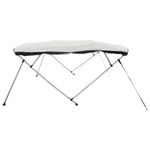 Auto si Moto - Ambarcatiuni - Accesorii ambarcatiuni - Parasolar Bimini 4 arcuri pereti din plasa 243x(185-198)x137 cm, alb - Infinity.ro