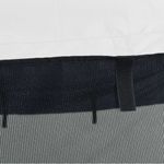 Auto si Moto - Ambarcatiuni - Accesorii ambarcatiuni - Parasolar Bimini 4 arcuri pereti din plasa 243x(185-198)x137 cm, alb - Infinity.ro