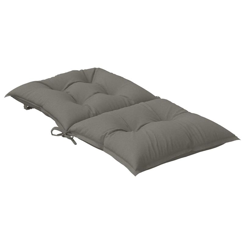 Casa si Gradina - Textile si covoare - Perne si pilote - Perne decorative - Perne scaun cu spatar scund 2 buc. melanj gri 100x50x7cm textil, gri închis melange - Infinity.ro