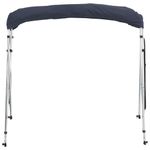 Auto si Moto - Ambarcatiuni - Accesorii ambarcatiuni - Parasolar Bimini 3 arcuri pereti din plasa 183x(185-198)x137 cm, albastru și negru - Infinity.ro